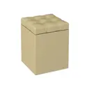 Пуф искусственная кожа Бонмебель Квадро 1 87336, 36x44 см, цвет бежевый