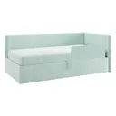 Кровать Mebelson 186612 212x78x101.5 см ЛДСП цвет мята, велюр