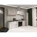 Кухонный гарнитур Sv-мебель Модус 175109 150x214.4x50.6 см ЛДСП цвет серый