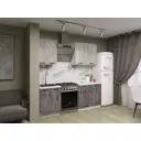 Кухонный гарнитур Sv-мебель Модус 176039 150x214.4x50.6 см ЛДСП цвет серый