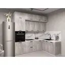 Кухонный гарнитур Sv-мебель Модус 175151 240x250.4x160 см ЛДСП цвет серый