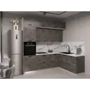 Кухонный гарнитур Sv-мебель Модус 175587 240x250.4x160 см ЛДСП цвет серый