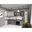 Кухонный гарнитур Sv-мебель Модус 176027 210x214.4x100 см ЛДСП цвет серый