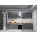Кухонный гарнитур Sv-мебель Модус 175580 240x214.4x53.8 см ЛДСП цвет серый