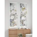 Рулонная штора блэкаут At Home НокретAT785097057, 57x170см, цвет белый, серый