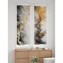 Рулонная штора блэкаут At Home НокретAT785025057, 57x170см, цвет серый, оранжевый