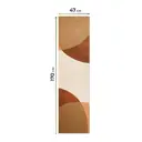 Рулонная штора блэкаут At Home ЛомкренAT785005047, 47x170см, цвет бежевый, белый, коричневый, оранжевый