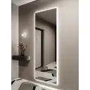 Зеркало с подсветкой Alumirror 20080б6000К 200x80 см в алюминиевой раме настенное цвет белое