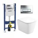 Комплект инсталляция с унитазом Geberit 510696 цвет белый
