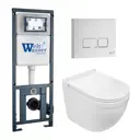 Комплект инсталляция с унитазом Weltwasser 513103 цвет белый