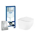 Комплект инсталляция с унитазом Grohe 530597 цвет белый