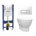 Комплект инсталляция с унитазом Geberit 553486 цвет белый