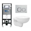 Комплект инсталляция с унитазом Weltwasser 554052 цвет белый