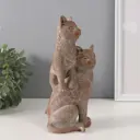Сувенир полистоун Две кошечки беж 115х108х225 см 10323413