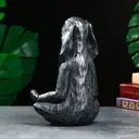 Фигура Заяц йог 26х19х11см серебро 7640168