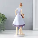 Сувенир полистоун Мама с дочкой в сиреневых платьях с цветами 9х85х235 см 9838018