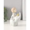 Сувенир керамика Малыш на слоне 45х105х13 см 10495284