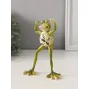 Сувенир полистоун Лягушонок-силач с цветами на животике 115х35х16 см 10740305