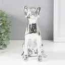 Копилка керамика Пёсик серебристый 115х95х205 см 9735393