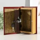 Сейф-книга дерево кожзам Ангел играет на мандолине тиснение 17х11х5 см 10325773