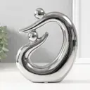 Сувенир керамика Абстракция. Капли серебро 88х24х345 см 10212823
