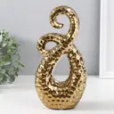 Сувенир керамика Абстракция. Лебедь золото 145х55х25 см 9841036