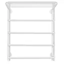 Полотенцесушитель водяной лесенка Secado Мерида 1 сп 600x500 мм универсальная подводка нержавеющая сталь цвет белый матовый