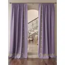 Комплект штор At home Базовая коллекция AT919035 на шторной ленте 260x150 см цвет фиолетовый