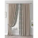 Комплект штор At home Базовая коллекция AT901362 на шторной ленте 250x150 см цвет бежевый