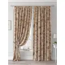 Комплект штор At home Базовая коллекция AT901351 на шторной ленте 250x150 см цвет бежевый
