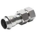 Переходник Franta 1 1/2"x42 мм ВР-ВПр нержавеющая сталь Aisi 304 V13421120G
