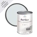 Краска для стен и потолков моющаяся Acrilux матовая цвет светло-серый 1.1 л