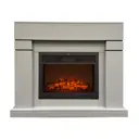 Каминокомплект Realflame Lindelse 26 GR-P715 с очагом Genius 26 1550Вт серый