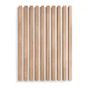 Реечная панель Eurowood MSP6 дуб сонома на белом 755x505x11мм 1.4м² 4шт