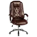 Офисное кресло Dobrin Millard 67x123x75 см искусственная кожа цвет коричневый