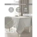 Скатерть на стол Denastia NEW ERA COLLECTION прямоугольная 150x230 см цвет серый