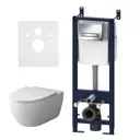 Комплект инсталляция с унитазом Am.pm IS30251.111700_7214 цвет белый