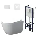 Комплект инсталляция с унитазом Damixa DX36.IS40101.1700_7214 цвет белый