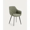 Стул La forma Aminy 60x87x60 см эко кожа цвет зеленый