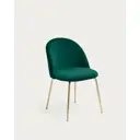 Стул La forma Mystere 52x79x49 см велюр цвет зеленый