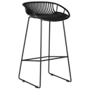 Барный стул Dobrin Frank lmzl-pp775a 45.5x87x45.5 см цвет черный