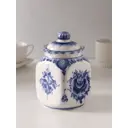 Банка для сып.продуктов КАСКАД, 16,5см, V-0,95л, авт.Шибаев С.,гжель 3122380