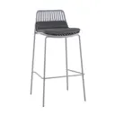 Барный стул Stool group Louran D-012H-75 grey BOX 49x100 см цвет серый