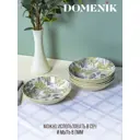 Тарелка 25 см Domenik DMD237-4ECOM Фарфор цвет зеленый