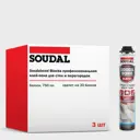 Клей-пена Soudabond Blocks профессиональная всесезонная 750 мл 3 шт