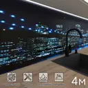 Стеновая панель Фартукофф ФФ - 151 400x60x0.15 см ПВХ цвет черный/синий