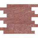 Декоративная мозаика Estima Мозаика из керамогранита 33380 30x35см цвет Красный