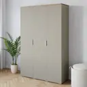 Шкаф распашной Диван не мебель Ингрия - 7 137x212x50 см ЛДСП цвет сантьяго