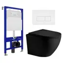 Комплект инсталляция с унитазом Enio 535318 цвет черный