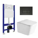 Комплект инсталляция с унитазом Enio 545315 цвет белый